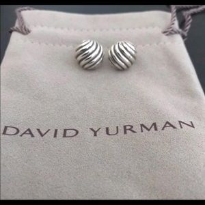 David Yurman Sculpted Earrings 14mm